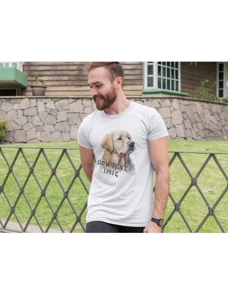 KOSZULKA MĘSKA PIES GOLDEN RETRIVER