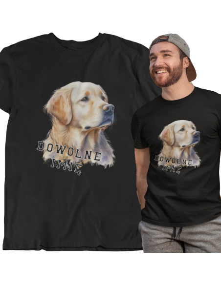 KOSZULKA MĘSKA PIES GOLDEN RETRIVER