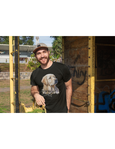 KOSZULKA MĘSKA PIES GOLDEN RETRIVER