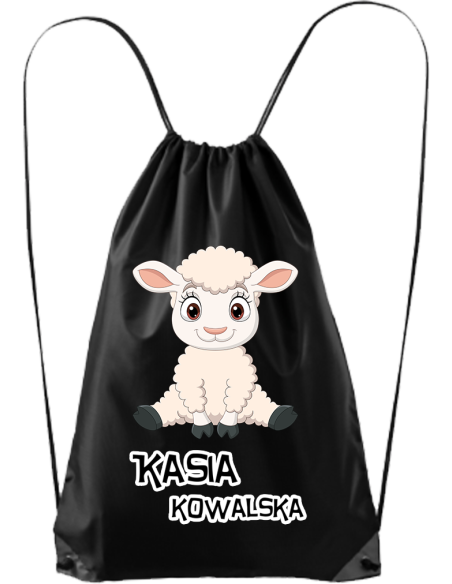 TORBA PLECAK WOREK DO SZKOŁY Z NADRUKIEM IMIĘ W1