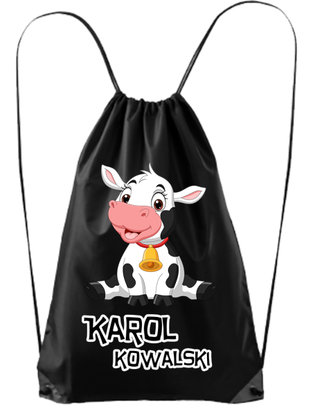 TORBA PLECAK WOREK DO SZKOŁY Z NADRUKIEM IMIĘ W2