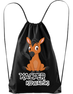 TORBA PLECAK WOREK DO SZKOŁY Z NADRUKIEM IMIĘ W3 2