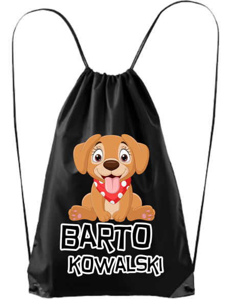 TORBA PLECAK WOREK DO SZKOŁY Z NADRUKIEM IMIĘ W9