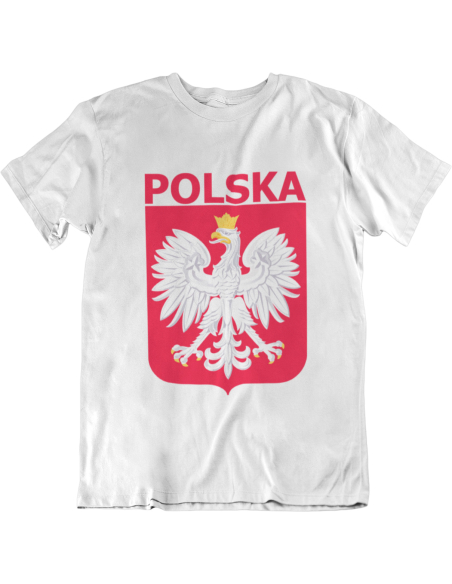 KOSZULKA KIBICA REPREZENTACJI POLSKI DUŻY HERB