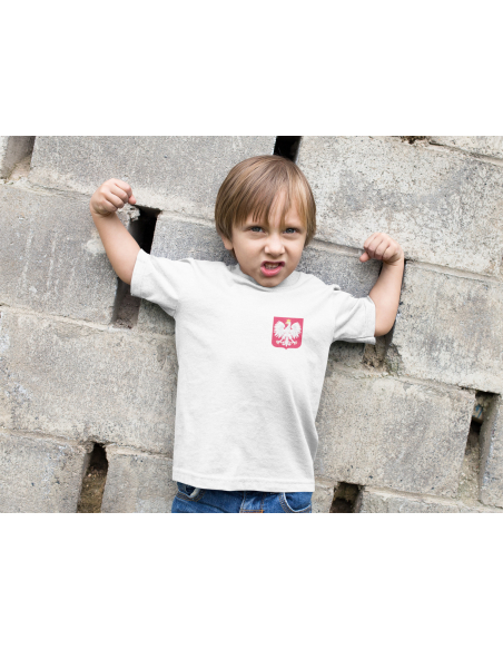 KOSZULKA KIBICA POLSKA DZIECIĘCA ORZEŁ BIAŁY