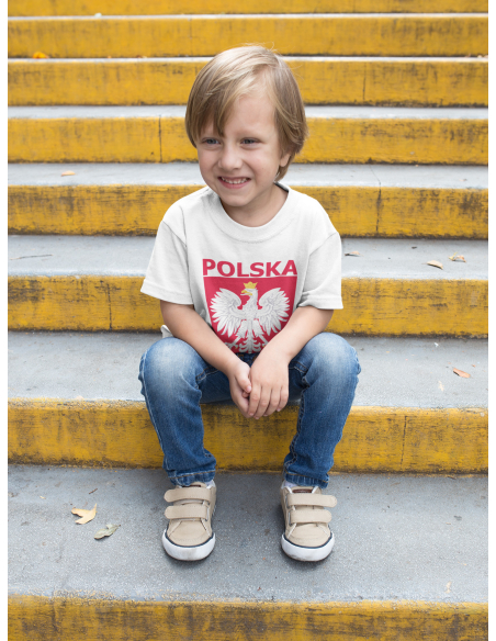 KOSZULKA KIBICA POLSKA DZIECIĘCA ORZEŁ BIAŁY 2