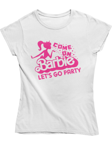 KOSZULKA DAMSKA BARBIE LETS GO PARTY