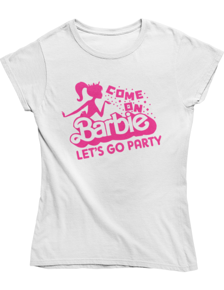 KOSZULKA DAMSKA BARBIE LETS GO PARTY