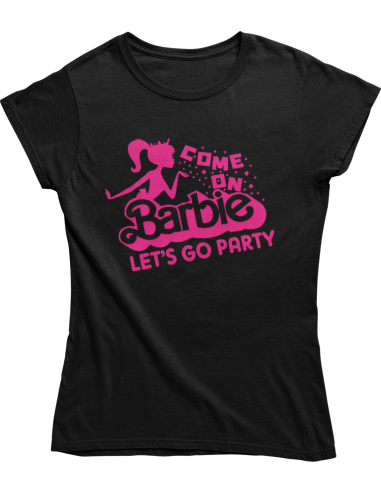 KOSZULKA DAMSKA BARBIE LETS GO PARTY