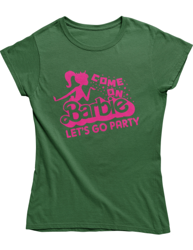 KOSZULKA DAMSKA BARBIE LETS GO PARTY