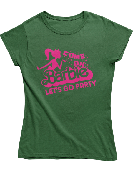 KOSZULKA DAMSKA BARBIE LETS GO PARTY