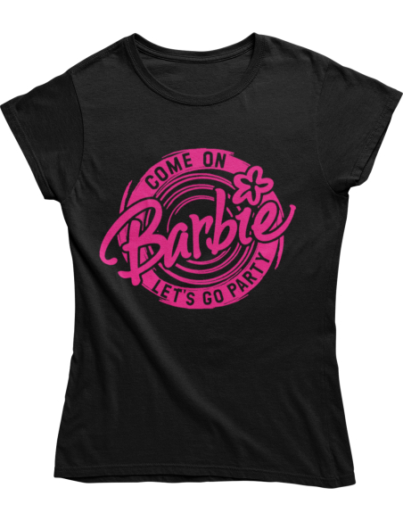 KOSZULKA DAMSKA BARBIE LETS GO PARTY 2