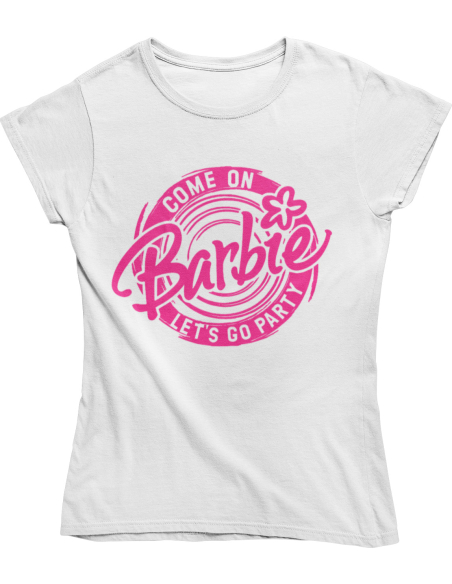 KOSZULKA DAMSKA BARBIE LETS GO PARTY 2