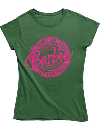 KOSZULKA DAMSKA BARBIE LETS GO PARTY 2