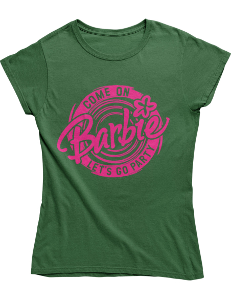 KOSZULKA DAMSKA BARBIE LETS GO PARTY 2