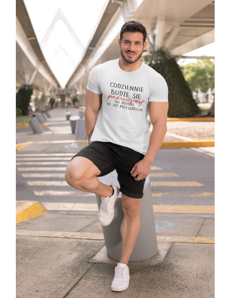 KOSZULKA CODZIENNIE BUDZĘ SIĘ PIĘKNIEJSZY