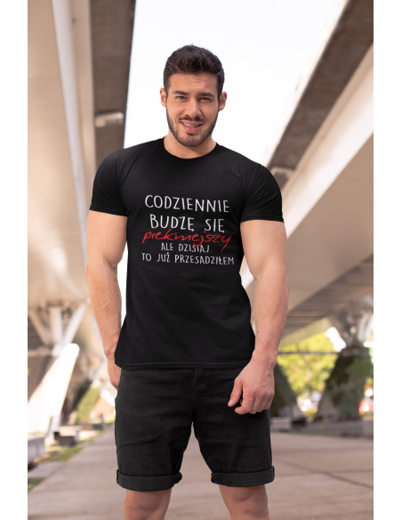 KOSZULKA CODZIENNIE BUDZĘ SIĘ PIĘKNIEJSZY