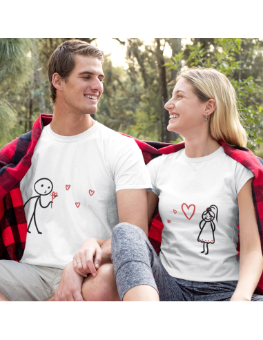 ZESTAW KOSZULEK DLA PAR BAŃKI