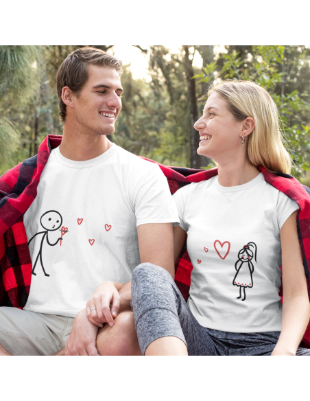 ZESTAW KOSZULEK DLA PAR BAŃKI