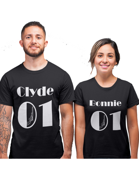 ZESTAW KOSZULEK DLA PAR - Bonnie and Clyde