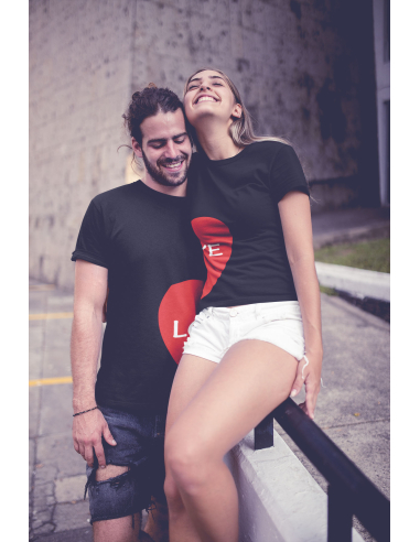 ZESTAW KOSZULEK DLA PAR LOVE SERCA