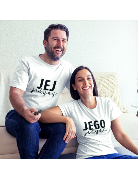 ZESTAW KOSZULEK DLA PAR JEJ JEGO JEDYNY