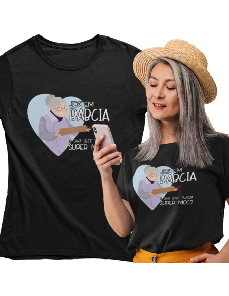 KOSZULKA JESTEM BABCIĄ