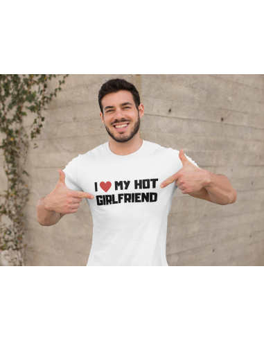 KOSZULKA MĘSKA I LOVE MY HOT GIRLFRIEND