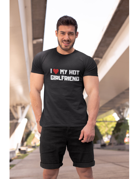 KOSZULKA MĘSKA I LOVE MY HOT GIRLFRIEND