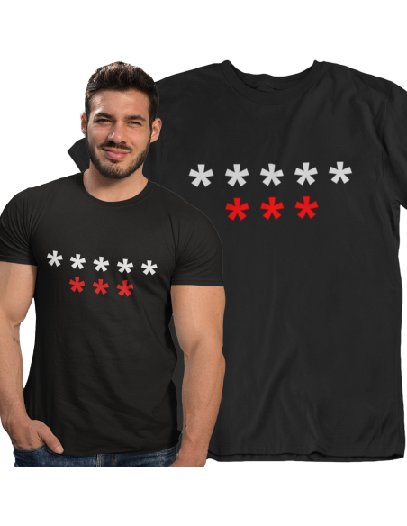 KOSZULKA MĘSKA PIS GWIAZDKI