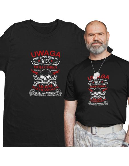 KOSZULKA MĘSKA Dla Taty Córka Anioł