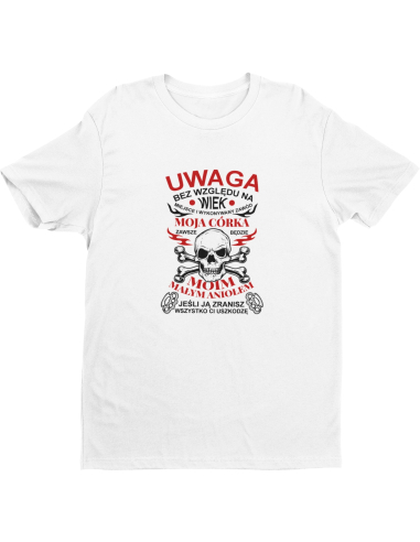 KOSZULKA MĘSKA Dla Taty Córka Anioł