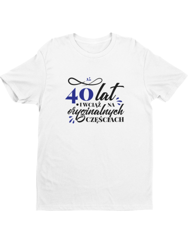 KOSZULKA MĘSKA Dla Taty 40 lat na...