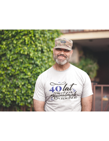KOSZULKA MĘSKA Dla Taty 40 lat na...