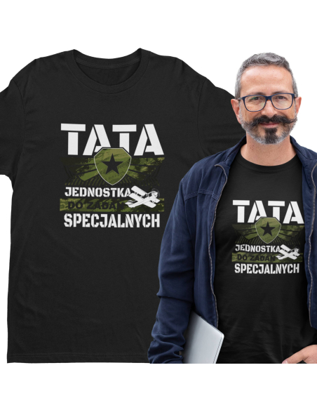 KOSZULKA MĘSKA Dla Taty Jednostka Specjalna