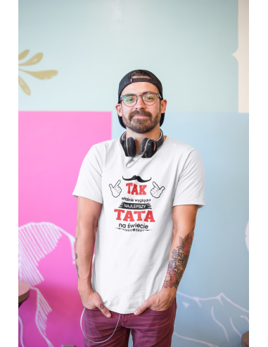 KOSZULKA MĘSKA Dla Taty "Najlepszy...