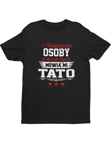 KOSZULKA MĘSKA Dla Taty "Najlepszy tata"