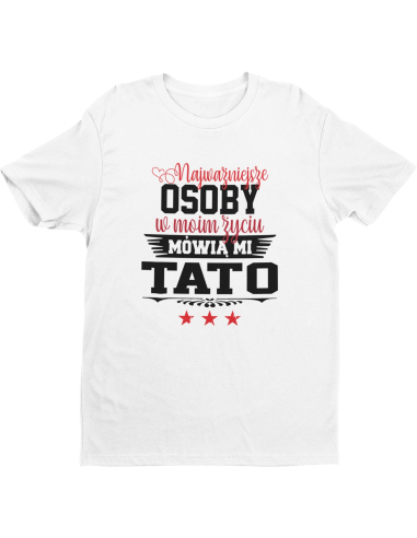 KOSZULKA MĘSKA Dla Taty "Najlepszy tata"