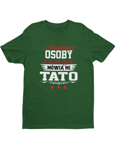 KOSZULKA MĘSKA Dla Taty "Najlepszy tata"