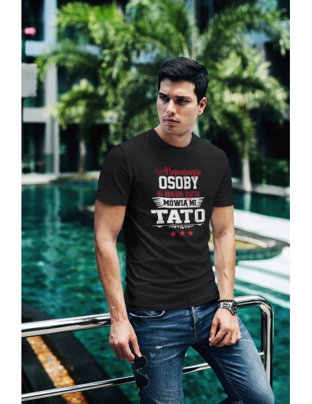 KOSZULKA MĘSKA Dla Taty "Najlepszy tata"