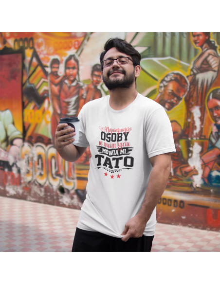 KOSZULKA MĘSKA Dla Taty "Najlepszy tata"