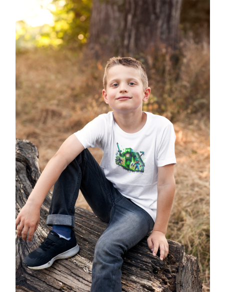 Koszulka MINECRAFT Posąg