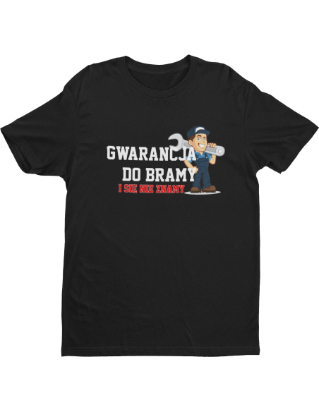 KOSZULKA MĘSKA Gwarancja do Bramy