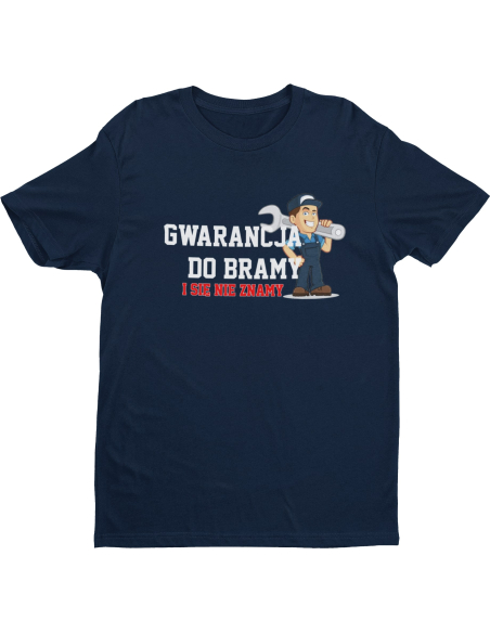 KOSZULKA MĘSKA Gwarancja do Bramy