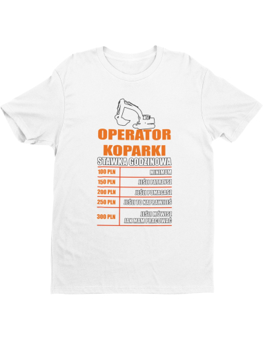 KOSZULKA MĘSKA Operator koparki