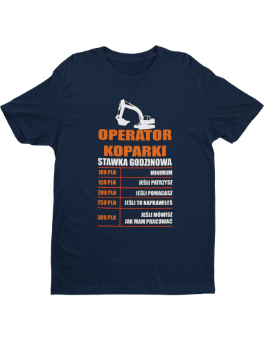 KOSZULKA MĘSKA Operator koparki