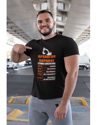 KOSZULKA MĘSKA Operator koparki