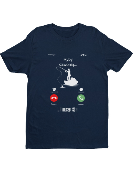 KOSZULKA MĘSKA Ryby dzwonią