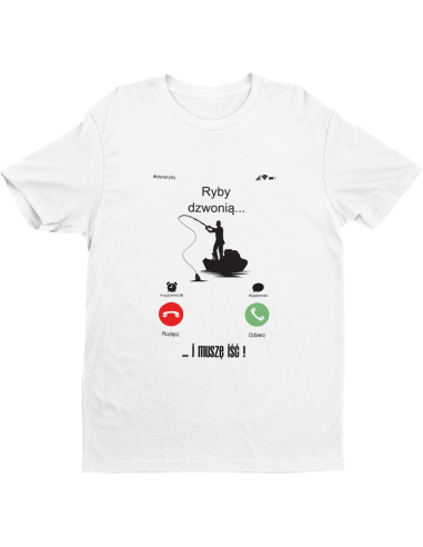 KOSZULKA MĘSKA Ryby dzwonią