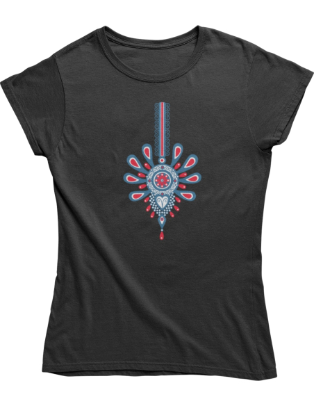 KOSZULKA DAMSKA WIOSENNA FOLKOWA PARZENICA